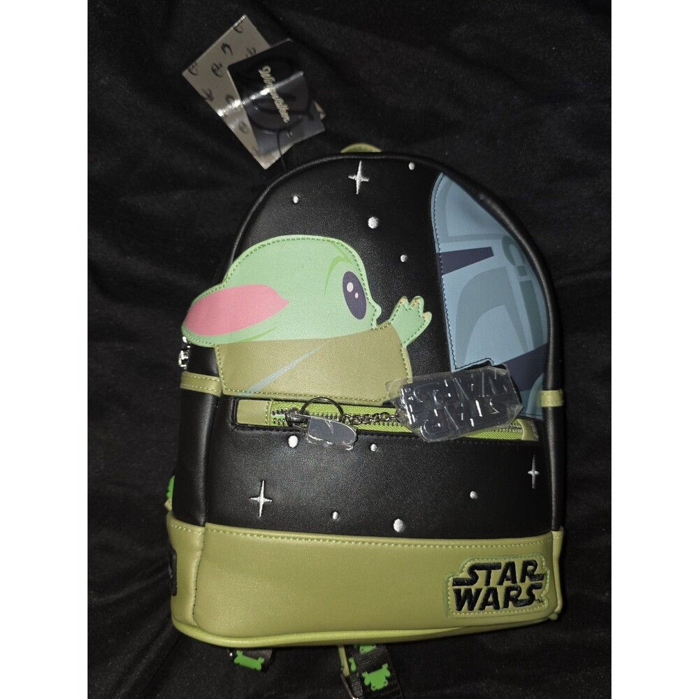 NWT Disney Star wars windwalker brand baby Yoda grogu the child mini backpack!